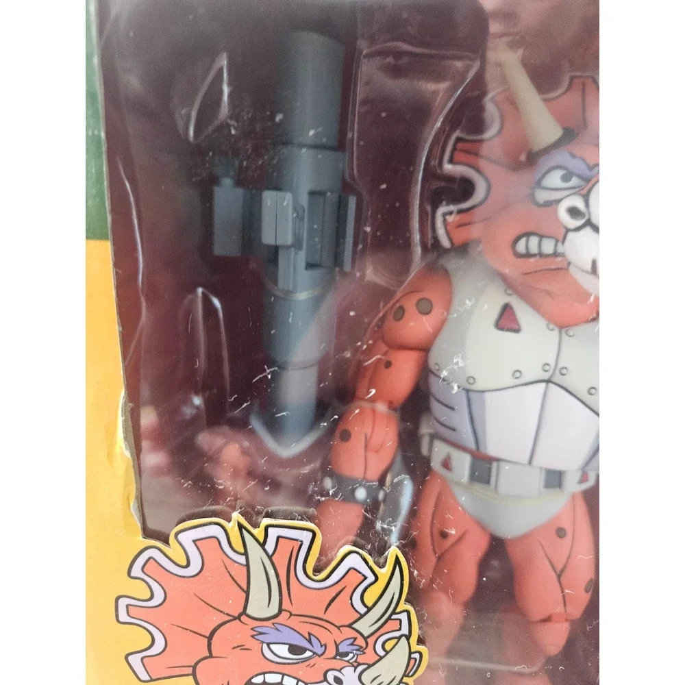 NECA TMNT Triceraton Infantryman and Roadkill Rodney 2-Pack Action Figure Set
